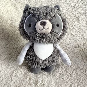 Kids Preferred Raccoon Plush 6” Gray  White Tan Small Woodland Stuffed Animal